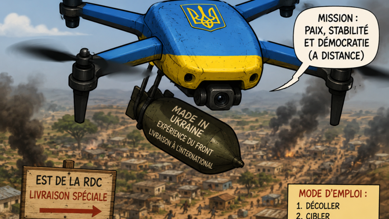 Est de la RDC : Moscou accuse d&rsquo;anciens combattants d&rsquo;Ukraine de piloter des drones