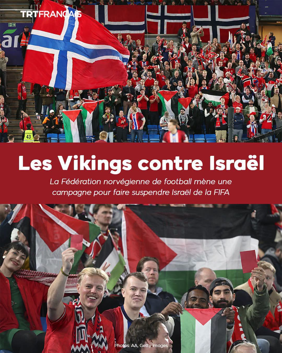 Football : la Norvège relance son offensive pour obtenir la suspension d&rsquo;Israël des compétitions internationales