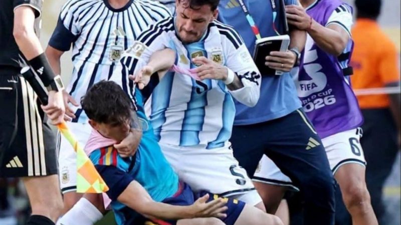 Mondial 2026 : après la finale Espagne–Argentine, Leandro Paredes expulsé à la suite d&rsquo;une violente altercation