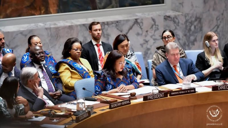 Au Conseil de sécurité de l&rsquo;ONU, la RDC plaide pour une nouvelle gouvernance mondiale des ressources naturelles