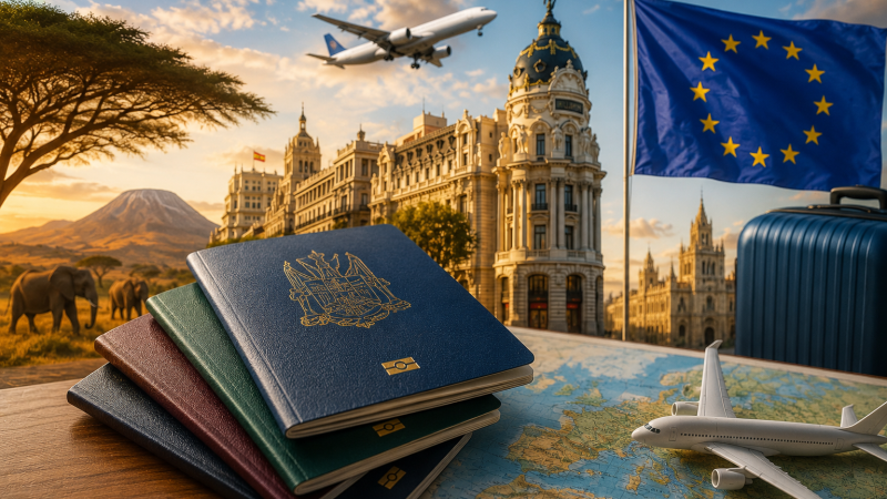 Espagne et espace Schengen : une annonce sur l&rsquo;exemption de visa pour huit pays africains suscite des interrogations