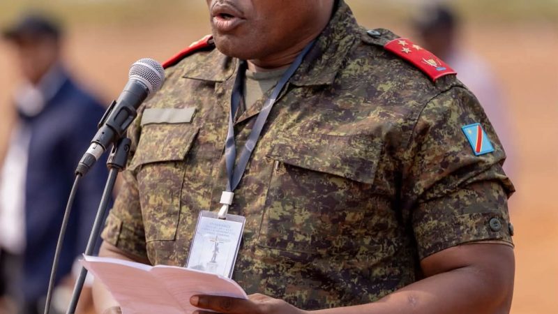 RDC : Kaniama-Kasese , le Général Jean-Pierre Kasongo présente au Président Tshisekedi les résultats du Service national