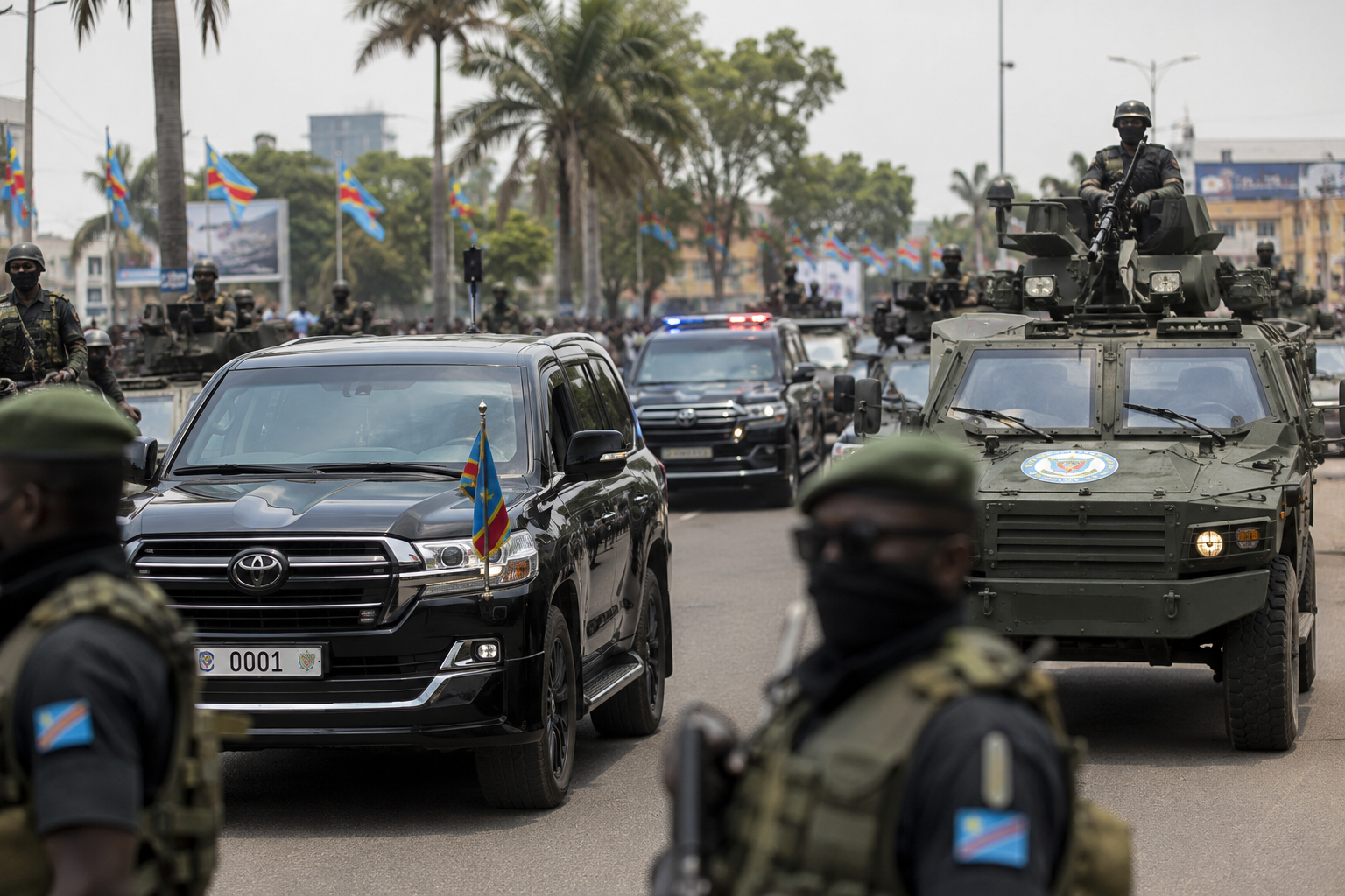 EXCLUSIF | Arrivée de Félix Tshisekedi à Lubumbashi : un dispositif sécuritaire hors norme déployé dans la capitale du Haut-Katanga
