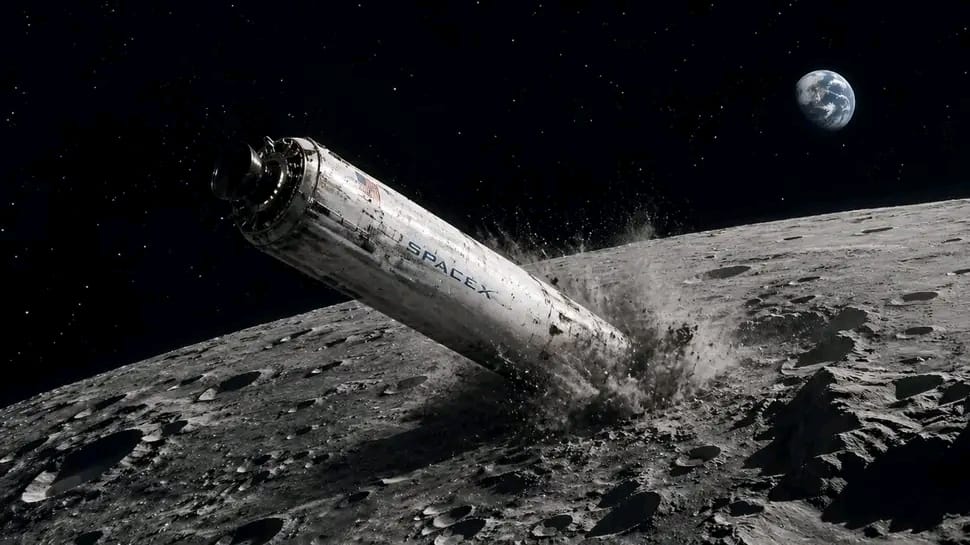 Une fusée Falcon 9 de SpaceX s&rsquo;écrase sur la Lune et laisse un important cratère d&rsquo;impact