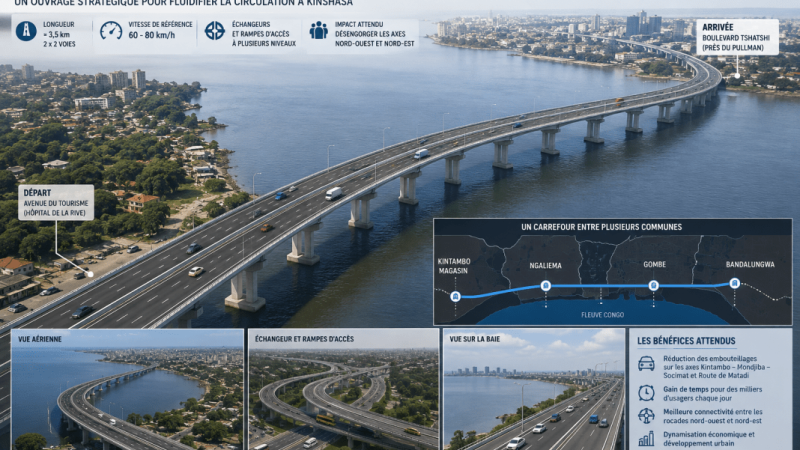 RDC : le viaduc de la baie de Ngaliema, quand l’Eurobond doit devenir un investissement utile à Kinshasa