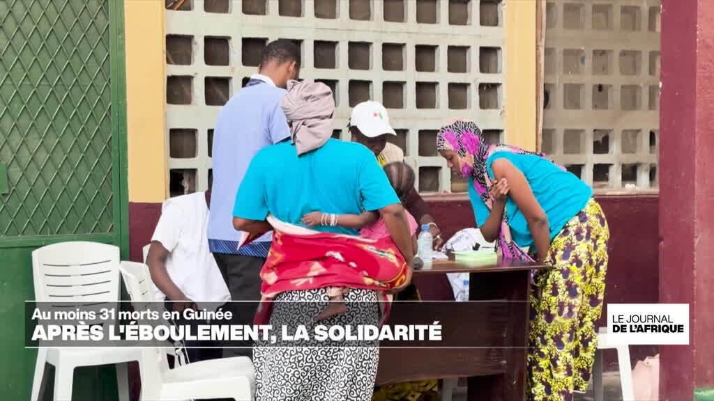 Eboulement en Guinée : après le choc, la solidarité s&rsquo;organise