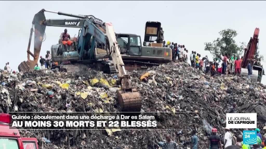 Guinée : au moins 30 morts et 22 blessés dans l&rsquo;éboulement d&rsquo;une décharge