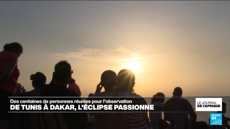 De Tunis à Dakar, la tête dans les nuages pour observer l&rsquo;éclipse solaire