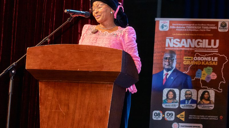 Nathalie-Aziza Munana : au Forum du Grand Kasaï, un plaidoyer social et un soutien assumé à Félix Tshisekedi