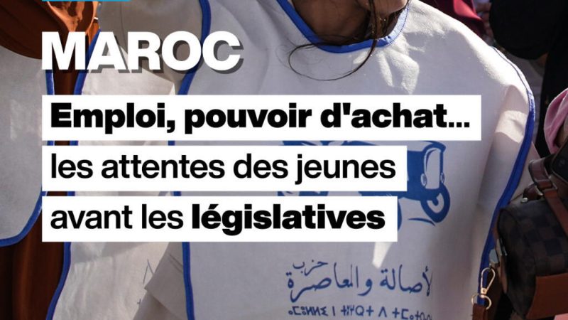 Maroc : Emploi et pouvoir d&rsquo;achat…les attentes des jeunes avant les législatives