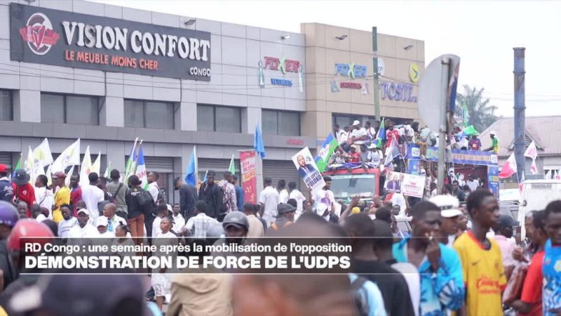 RD Congo : Démonstration de force de l&rsquo;UPDS à Kinshasa