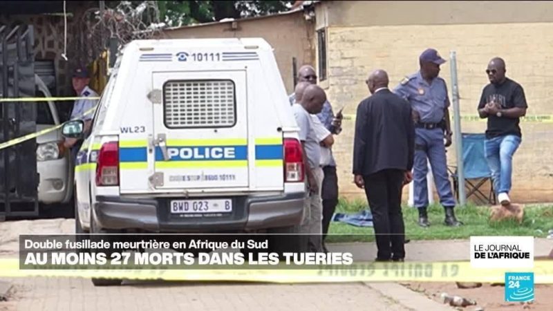 Au moins 27 morts dans une double fusillade en Afrique du Sud