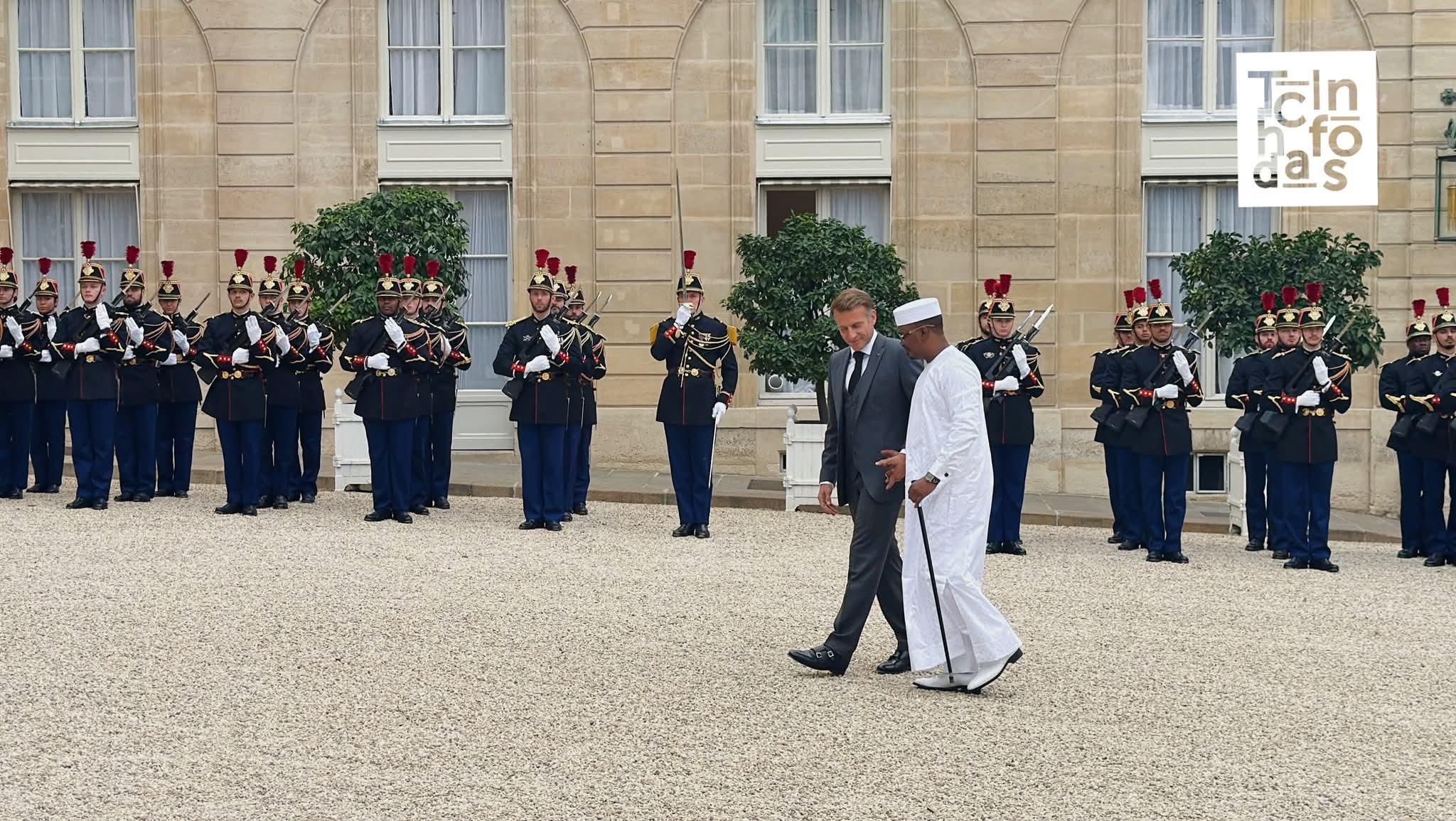 Tchad-France : Mahamat Idriss Déby Itno reçu par Emmanuel Macron à l’Élysée