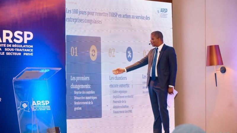 RDC -ARSP : après 100 jours, Ted Beleshayi veut faire de la sous-traitance un moteur de l’entrepreneuriat congolais