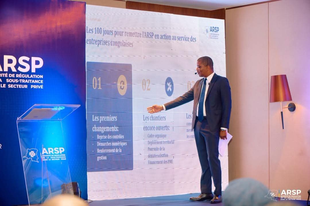 RDC -ARSP : après 100 jours, Ted Beleshayi veut faire de la sous-traitance un moteur de l’entrepreneuriat congolais