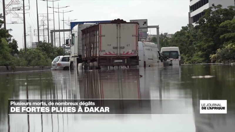 Sénégal : pluies torrentielles dans plusieurs villes, de lourds dégâts